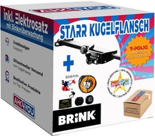BRINK AHK für Dacia Duster III ab 24 starr Kugelflansch + 7-pol ES ABE