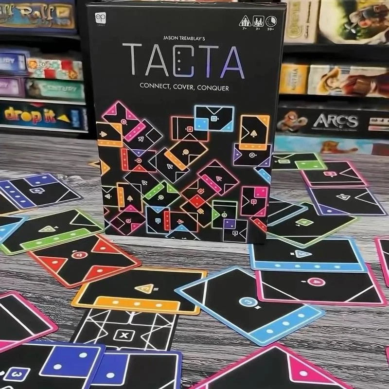 1 Set TACTA Board Game 2-6 Players Fast Paced Card Game Funny Strategy Game