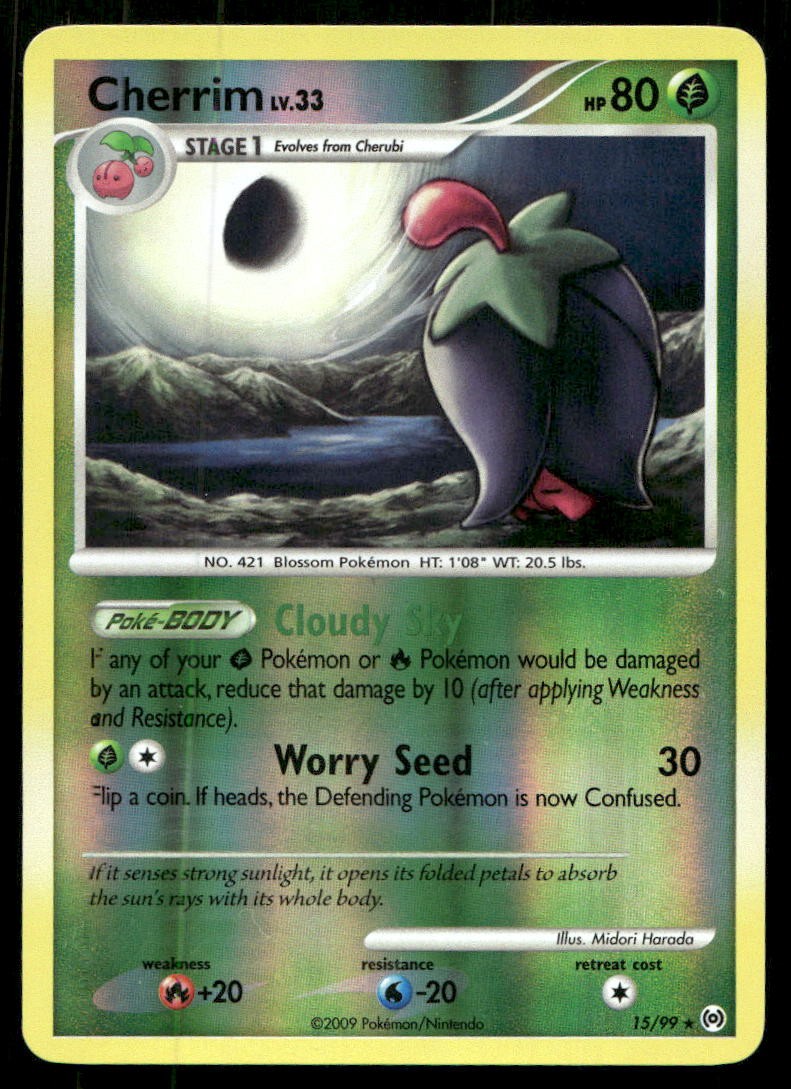 Cherrim Arceus Reverse Holo 15/99 Pokemon TCG