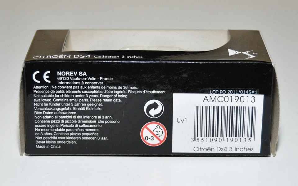 Norev Citroen DS4 Collection 3 inches bianco 2011 - Immagine 2 di 3