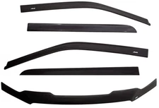 AVS Matte Black Kit - Ford F-150 SuperCrew 2015–2020 – Hood and Window visor
