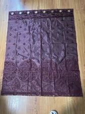 Lichtenberg Window Covering Panel Sun Zero NEW 49.5x62in Wine Color Room Darken