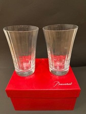 Baccarat Mille Nuits Highball Glass Set 2 Used Near Mint D3.3xH5.5in