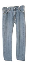 Levis 501 36x34 Original Fit Mens Jeans Blue Denim Straight Leg Button Fly