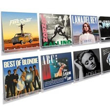 Pack Vinyl Record Wall Mount Shelves, 12" Vinyl Holder for Album 12x1.7 8