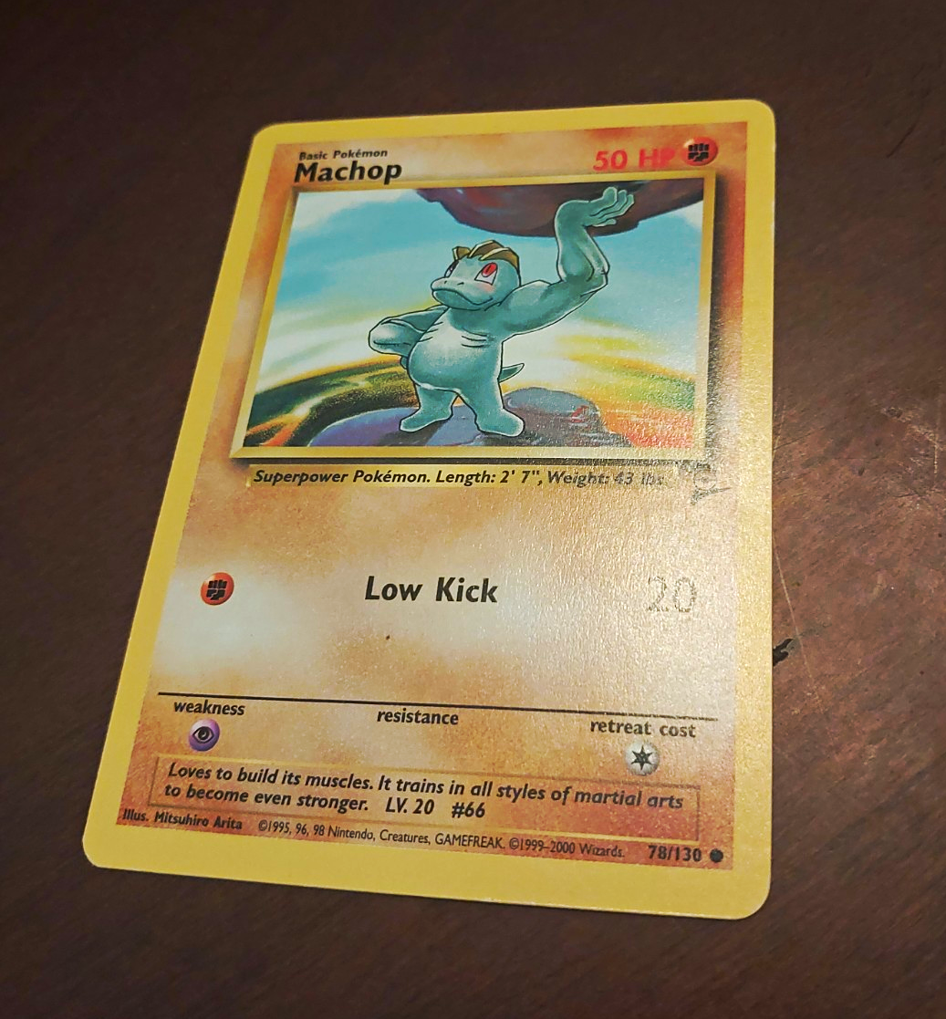 Wizards Pokemon TCG Base/Base Set 2 Lot (3) Machop Dratini Beedrill 1999