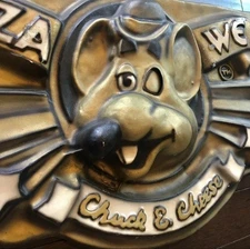 🌟Used Vintage Chuck E Cheese Sign Restaurant Americana