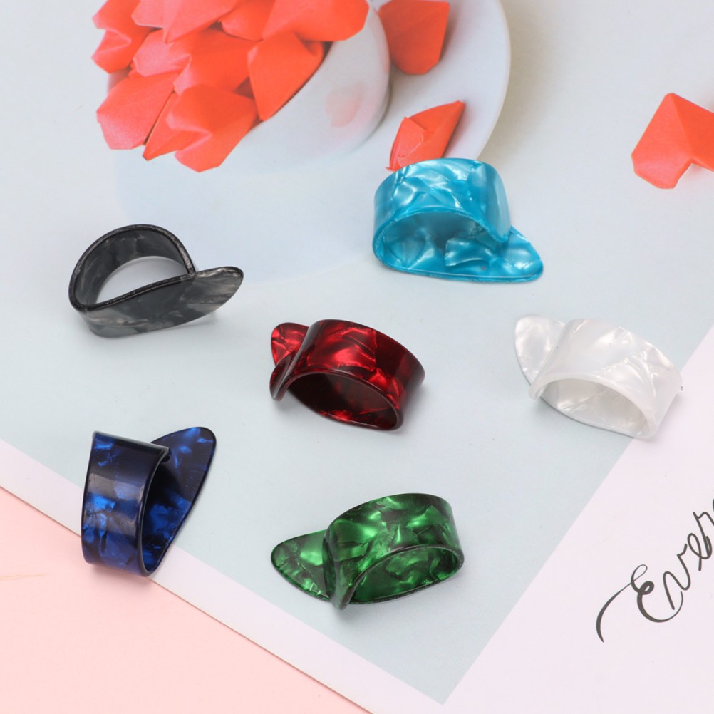 12 Pcs Guitar Picks Thumb Mediator Pouce Médiator Poucer Choix De Guitare