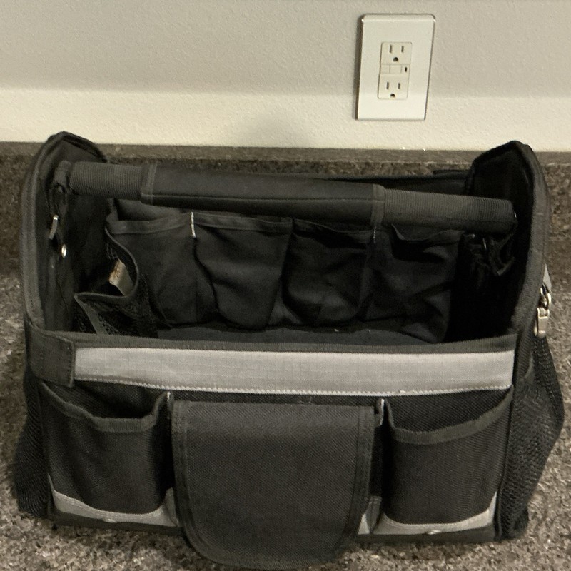 Sporty’s Large Flight Bag Tote with Accessories (Knee Boards & GATS Fuel Jar)