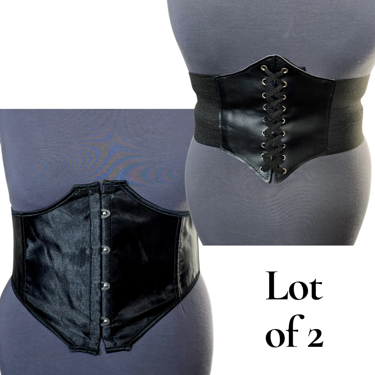 7921 Women Wide Belt Boned Corset Cinch Waist For Club Corset Belt for Women Black Elastic Wide Waist Belt Tied  main image 4