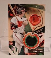 2024 Topps Holiday Heston Kjerstad Baltimore Orioles Relic Rookie RC-HK Baseball