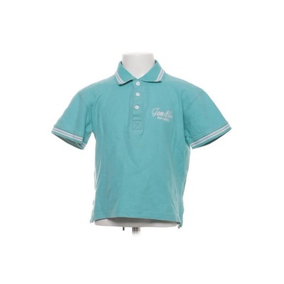 Tom & Jo, Poloshirt, Größe: 128, G0004, Türkis/Weiß, Baumwolle, Print #bvR