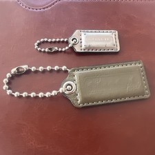 COACH Patent Leather Purse Hang Tag Charms