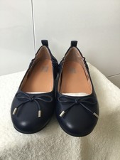 FitFlop Allegro Navy Blue Leather Ballerinas Pumps Flats Shoes UK 3 EU 36 BNIB