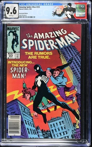 Amazing Spider-Man #252 CGC 9.6 Newsstand Incredible Book! 1st App Black Costume