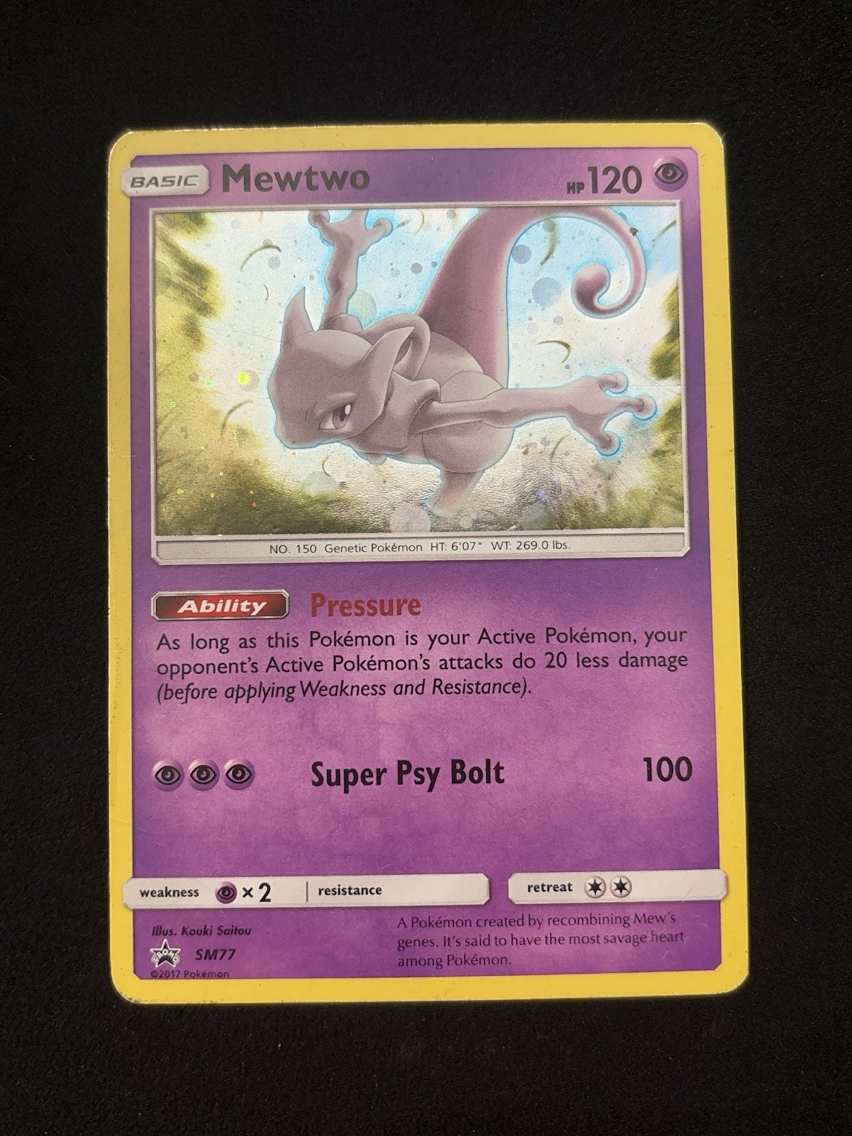 Mewtwo SM77 Sm Holo Pokémon TCG - DMG