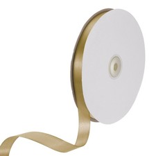 Satin Ribbon 5/8 Inch x 100 Yards Champagne Gold