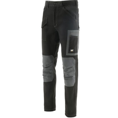 CAT Hose Essentials Cargo Arbeitshose schwarz grau robuste Herren Workwear