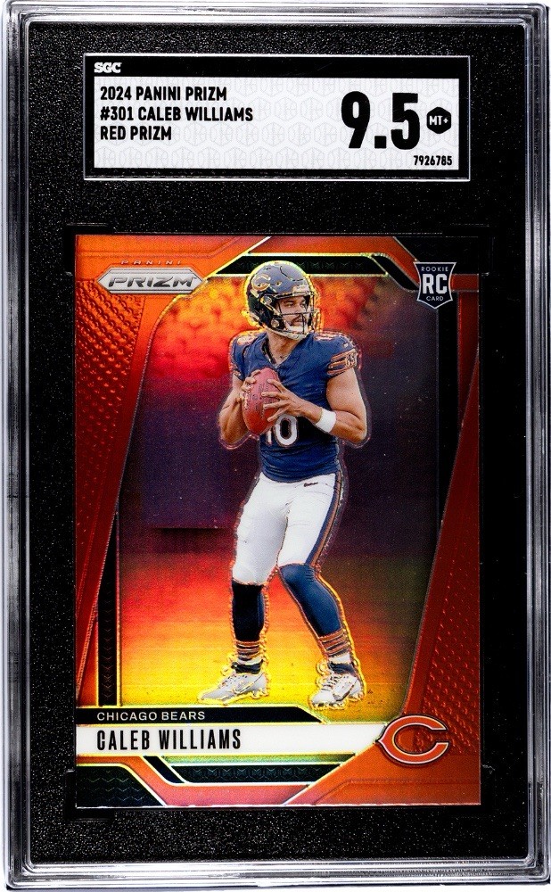 2024 Panini Prizm - Rookies Caleb Williams #301 Red Prizm (RC) for