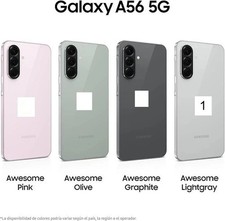 SMARTPHONE SAMSUNG GALAXY A56 5G 6.7" 8Gb 256Gb IP67 LIGHTGRAY GARANZIA + REGALI
