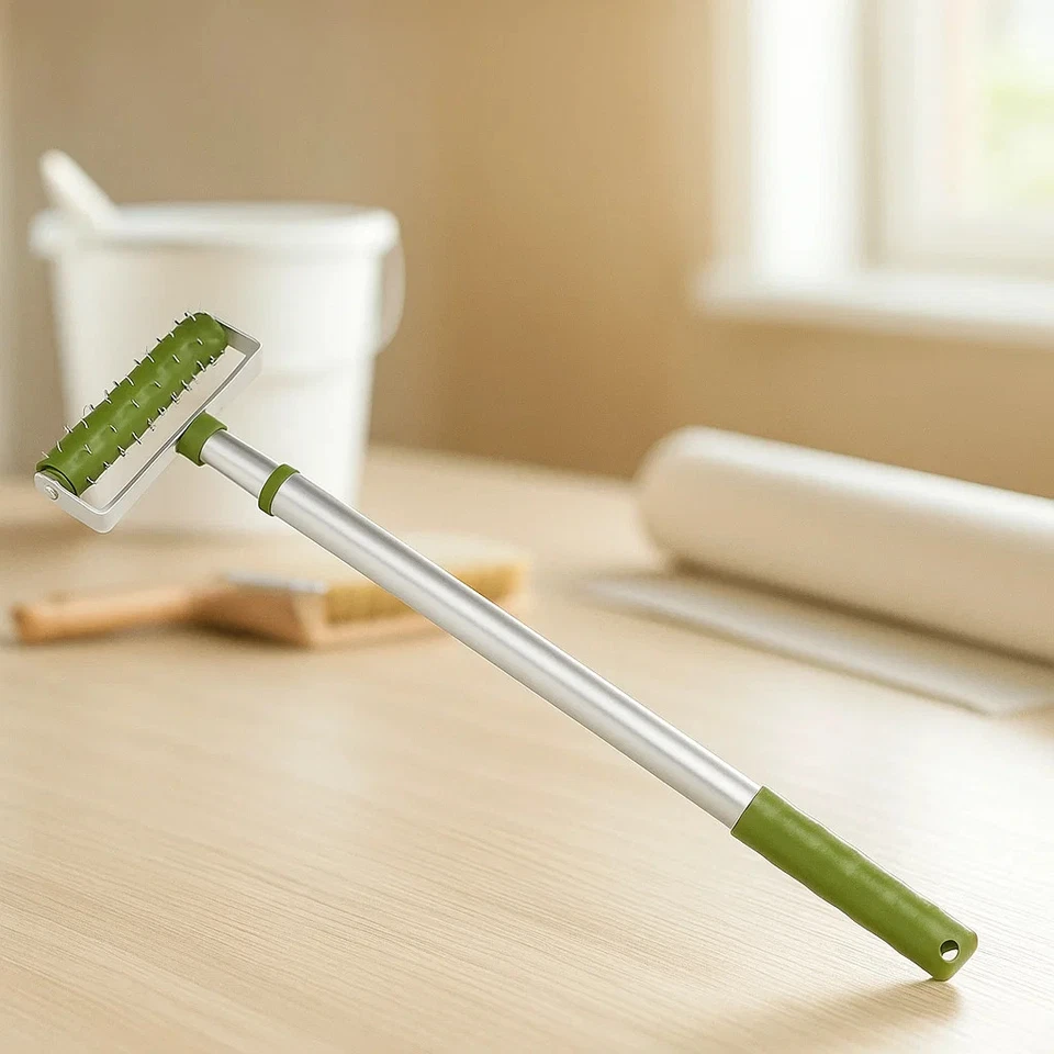 Tapetenigel Stachelwalze Nagelwalze Igelwalze Tapeten Entferner Perforierer 15cm - Bild 3 von 4