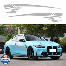 Blajr Racing Stripes Car Sticker Diy Styling Decorative Stripes Door Sides Hood