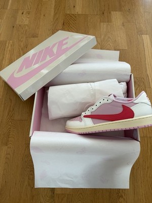 Nike Air Jordan 1 Low OG Travis Scott Tropical Pink EU 44 US 10 Neu 