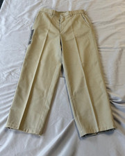HAGGAR CLOTHING 32W X 32L 100% COTTON RELAXED FIT 411 740061 388 NEW