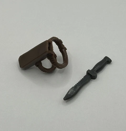 GIJoe Classified Tiger Force Outback Knife & Boot Sheath Fodder 1/12 Scale