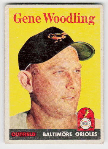 1958 Topps #398 Gene Woodling - Picture 1 of 2