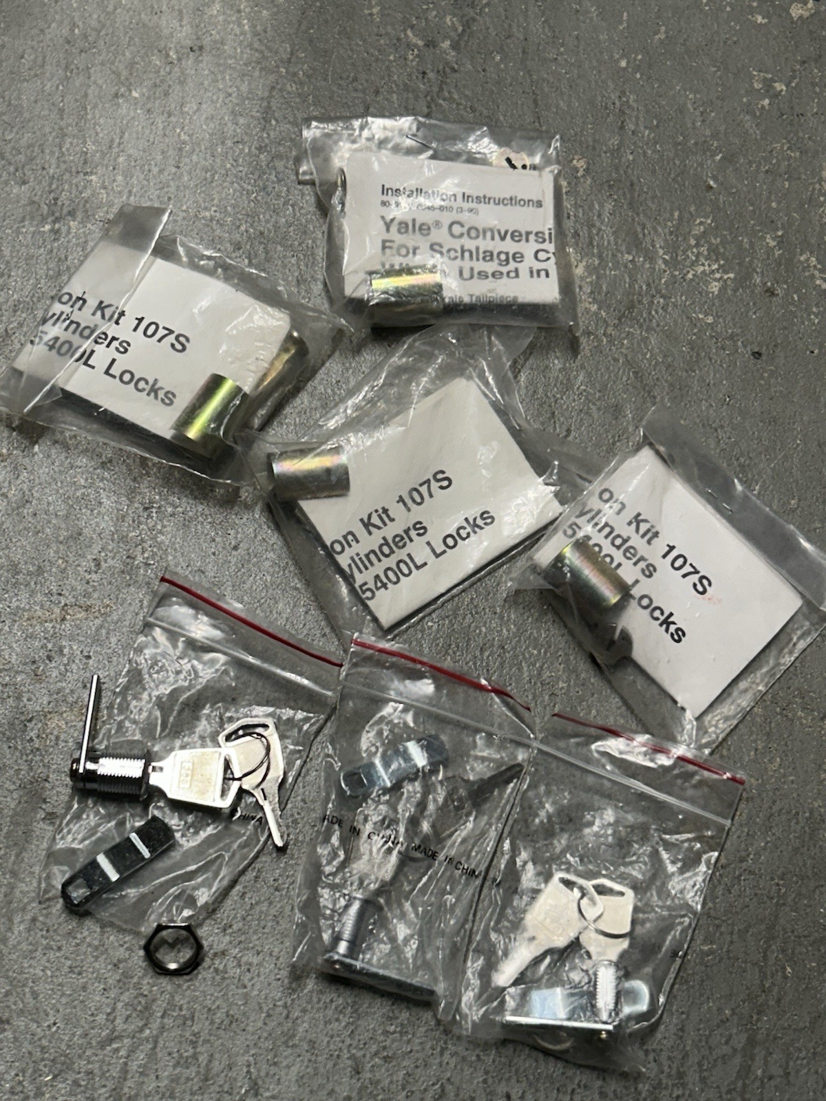 Schlage-Yale Conversion Kits & Mini Cam LOT, Locksmith Gear
