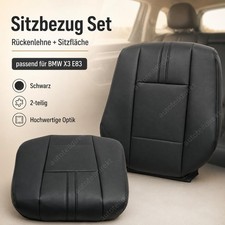 Sitzfl�chenbezug R�ckenlehnenbezug Set f�r BMW X3 E83 2003-2010 vorne