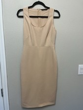 Zara Women's Peach Career Dress Size M
