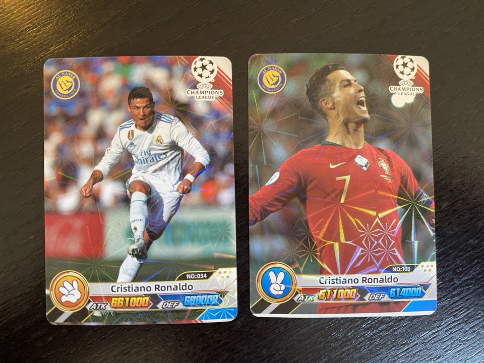 Lot Cristiano Ronaldo Chinese Cards Portugal Real Madrid - Photo 1/1