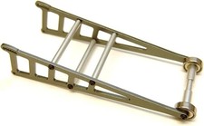SPTST3678GM STRC Traxxas Slash Aluminum Adjustable Wheelie Bar Kit Gunmetal  