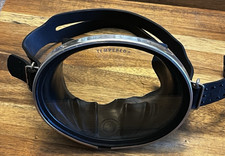 Masque de plongée vintage SCUBAPRO cadre métal simple lentille SCUBA verre trempé USA