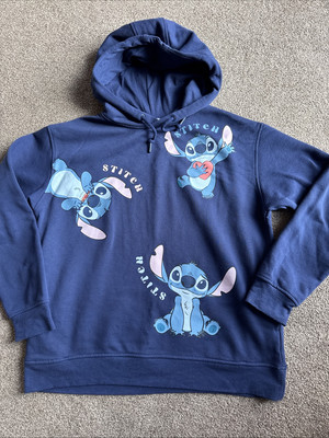 Primark Women’s Stitch Blue Hoodie Size 12-14 Medium UK