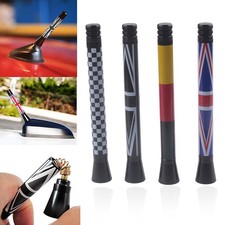 Schwarz Antenne Union Jack Stab Vintage 7,7cm Passend Für Mini Cooper S One R F