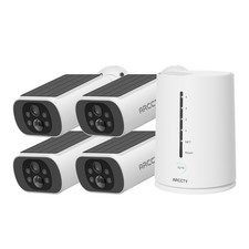 ARCCTV Outdoor Solar Security Camera System 4MP 5G/2.4G Wifi 2Way Audio