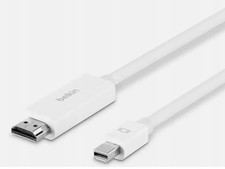 Image of Belkin Mini DisplayPort/Thunderbolt to 4k HDMI Cable Lead 2M - Macbook IMAC