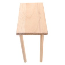 Wooden Hamster Platform: Cage Rest Stand - Perch Chew Toy - Small Animal Play