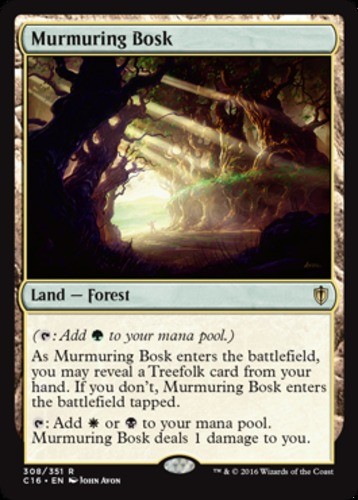 x1 Murmuring Bosk R MTG Commander 2016 M/NM, English