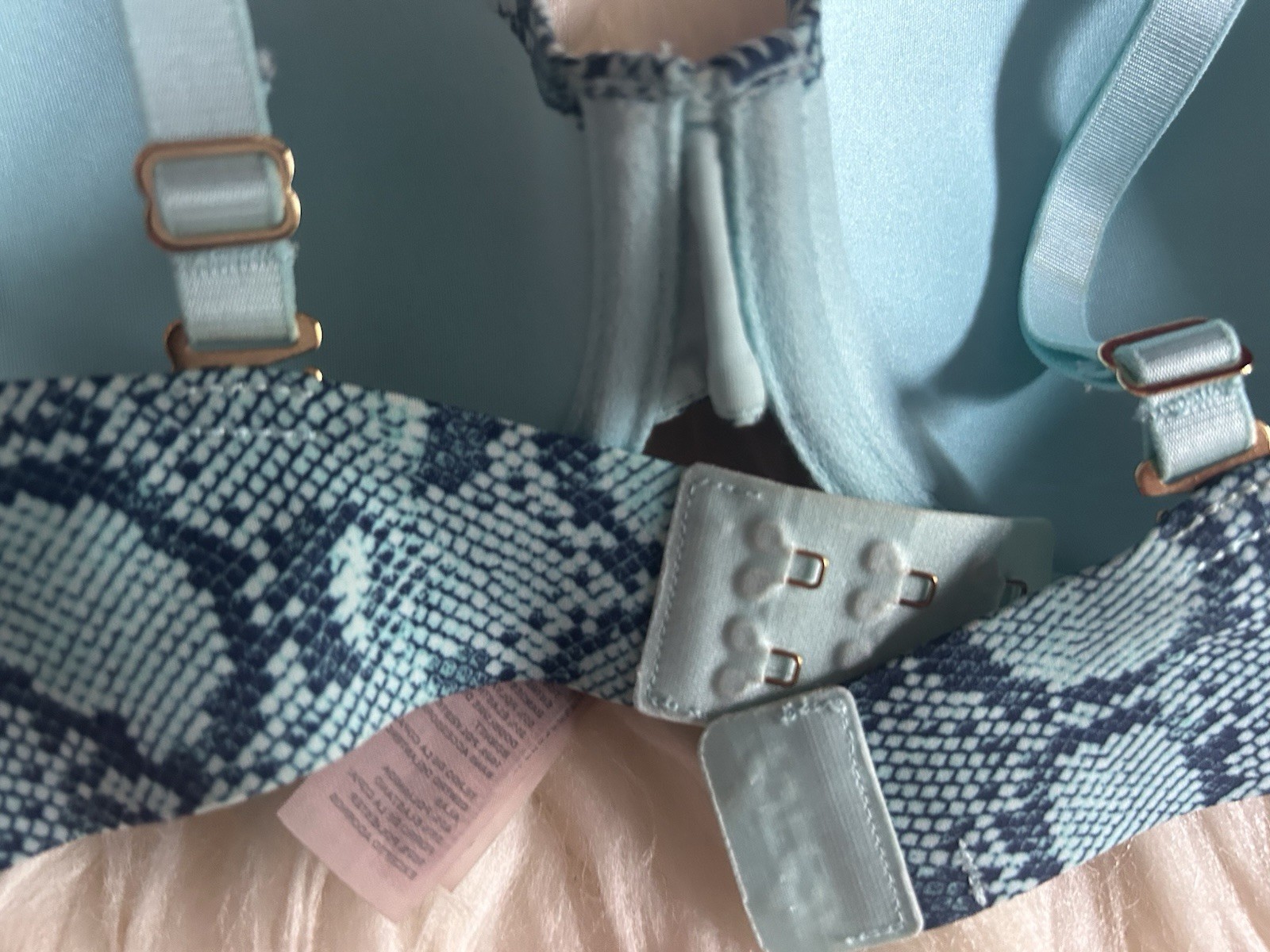 Stella McCartney Blue Turquoise Python Snake Prin… - image 19