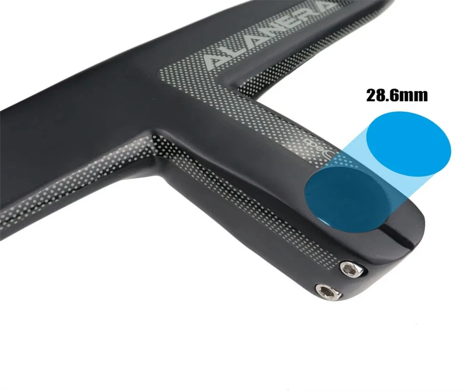 Road Bike Carbon Handlebar Stem Integrated Internal Cable 380-440*70-120mm - Image 4 of 4