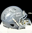 Tyreek Hill Signed Mini Helmet Miami Dolphins “Speed Kills” Slate Beckett COA