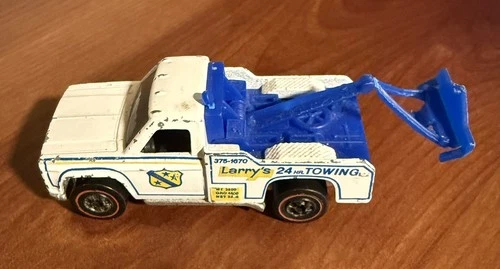 Vintage Hot Wheels Redline Larry’s 24 HR Towing Tow Truck 1974 Original