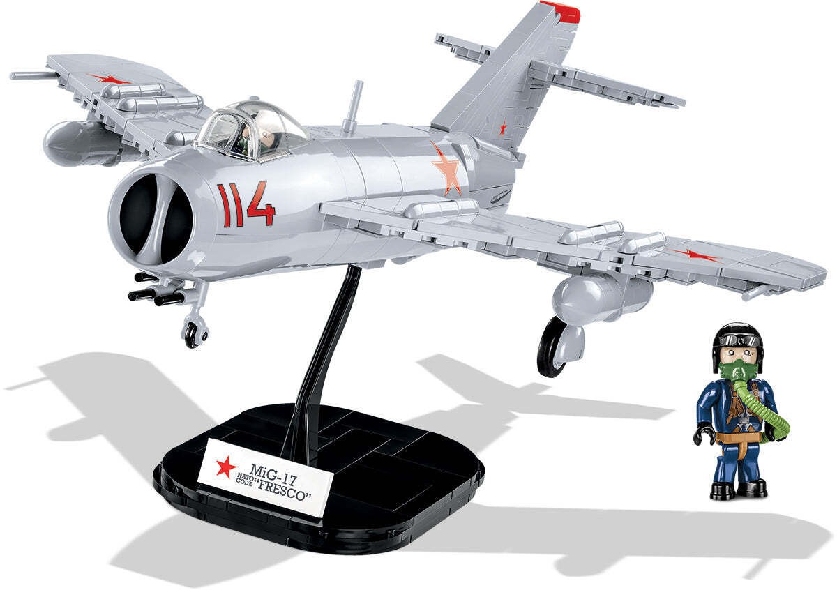COBI-5823 MIG-17 Nato Code ""FRESCO"" Aeroplane Building Brick Model 568pcs