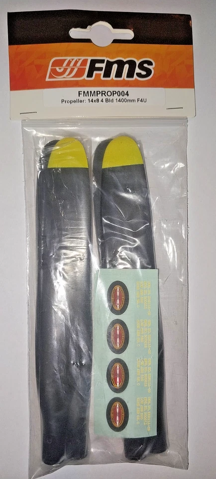 FMS RC FMMPROP004 Propeller 14X8 4 Bid 1400mm F4U - Image 2 of 4