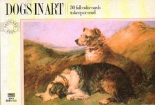 POSTCARD BOOKS: DOGS IN ART By Pavilion Books *Excellent Condition*