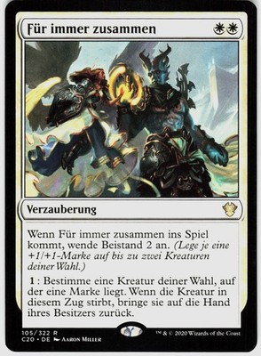 MTG - Together Forever/Für immer zusammen - C20 - Deutsch - EX